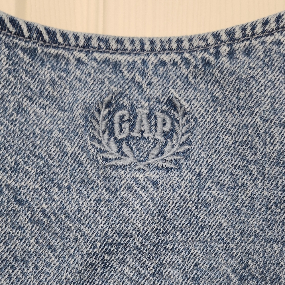189. EUC GAP Light Blue Denim Sleeveless Dress - Picture 2 of 5